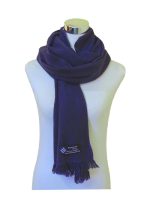 12X60 Pure Cashmere Muffler 3 Ply Twill Weave