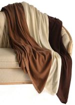 90X110 Pure Cashmere King Blanket 4 Ply Twill Weave