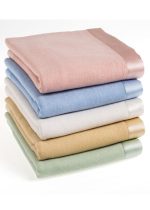 36X44 Pure Cashmere Baby Blanket 4 Ply Twill Weave