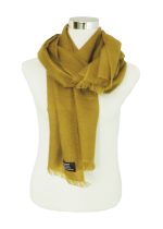 10X65 Pure Cashmere Muffler UNO Diamond Weave