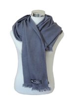 28X80 Pure Cashmere Stole 4 Ply Twill Weave