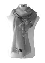 55X71 Pure Cashmere Hand Felted Large Shawl Basket Weave