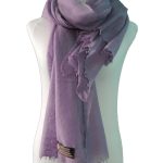 55X71 Pure Cashmere Hand Felted Large Shawl Basket Weave