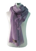 55X71 Pure Cashmere Hand Felted Large Shawl Basket Weave