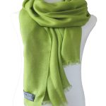 32X76 Pure Cashmere Stole Fine Ring Twill Weave